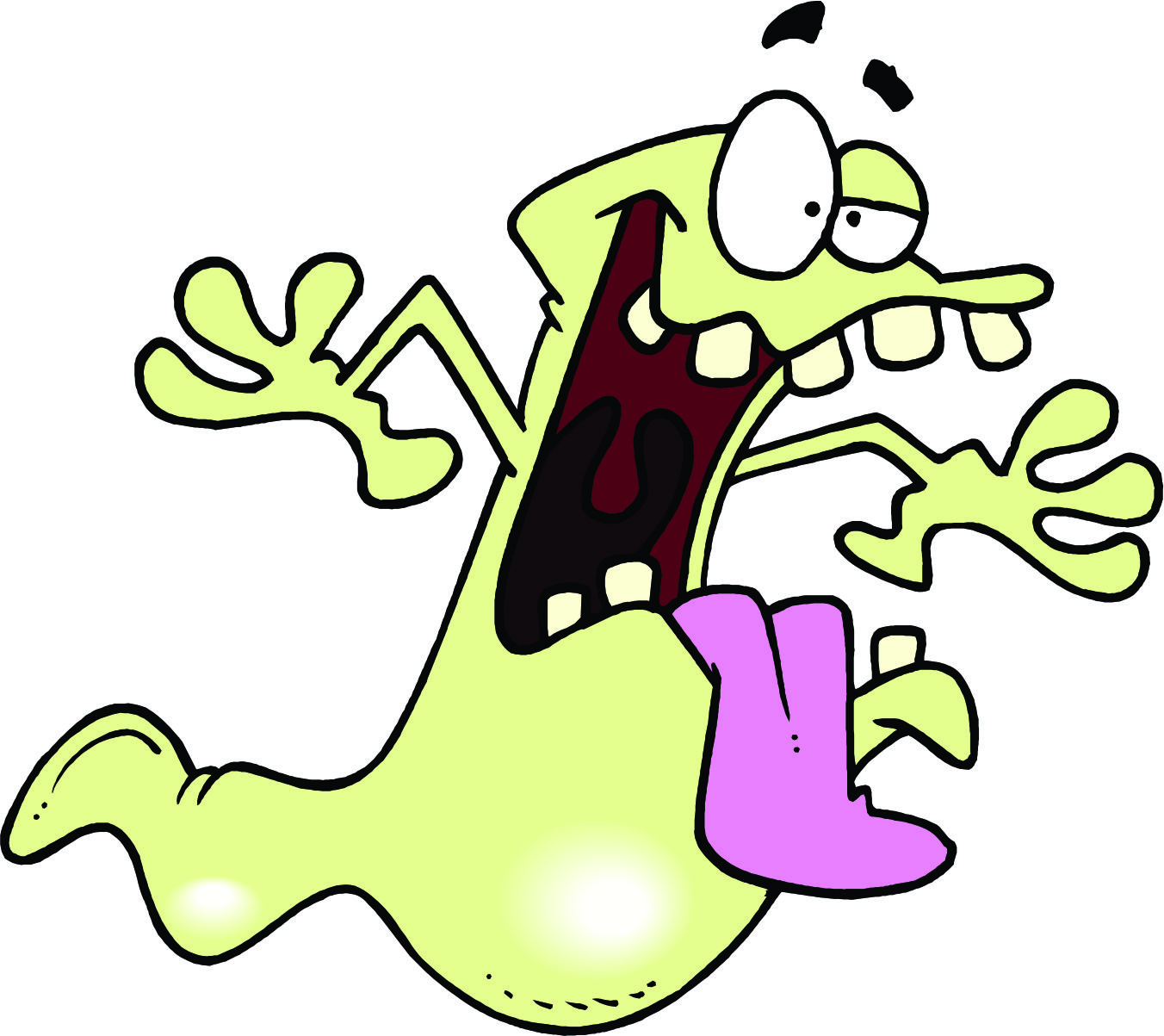 1352x1203 Weird Clipart Cartoon Monster