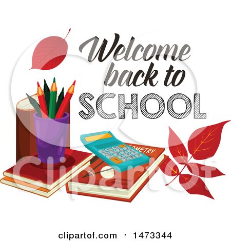 450x470 Royalty Free (Rf) Welcome Back To School Clipart, Illustrations