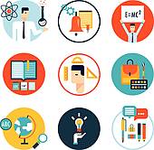 170x166 Clip Art Of Welcome Back To School Background Flat Design Template