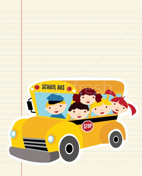 484x600 Welcome Back To School Bus. Vector Illustration Cienpies Design