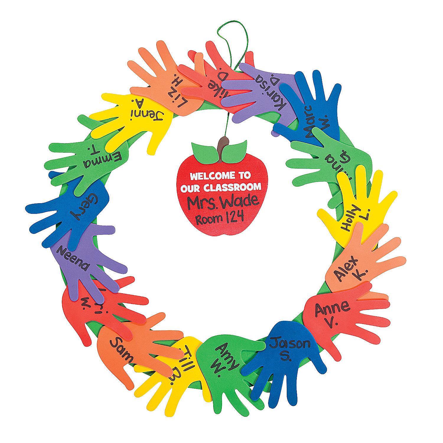 1500x1500 Welcome To Class Hand Wreath Craft Kit