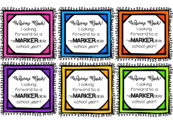 350x263 Welcome Back To School Gift Tags By Simply First Tpt