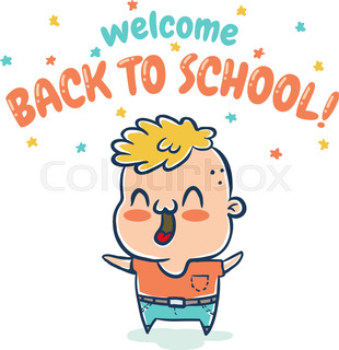 310x320 Children Are Going To The School Stock Vector Colourbox