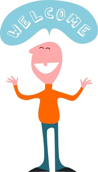 336x591 Welcome Hello Clip Art Free Vector In Open Office Drawing Svg