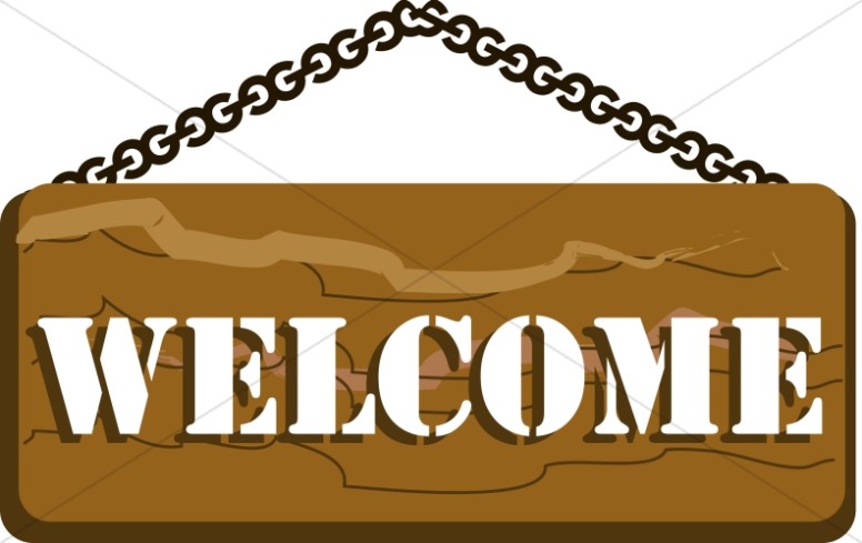 776x489 Church Camp Welcome Sign Church Word Art