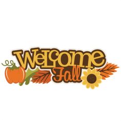 236x236 Welcome Fall Clipart