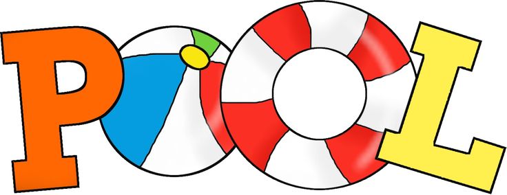 736x284 Pool Party Clip Art