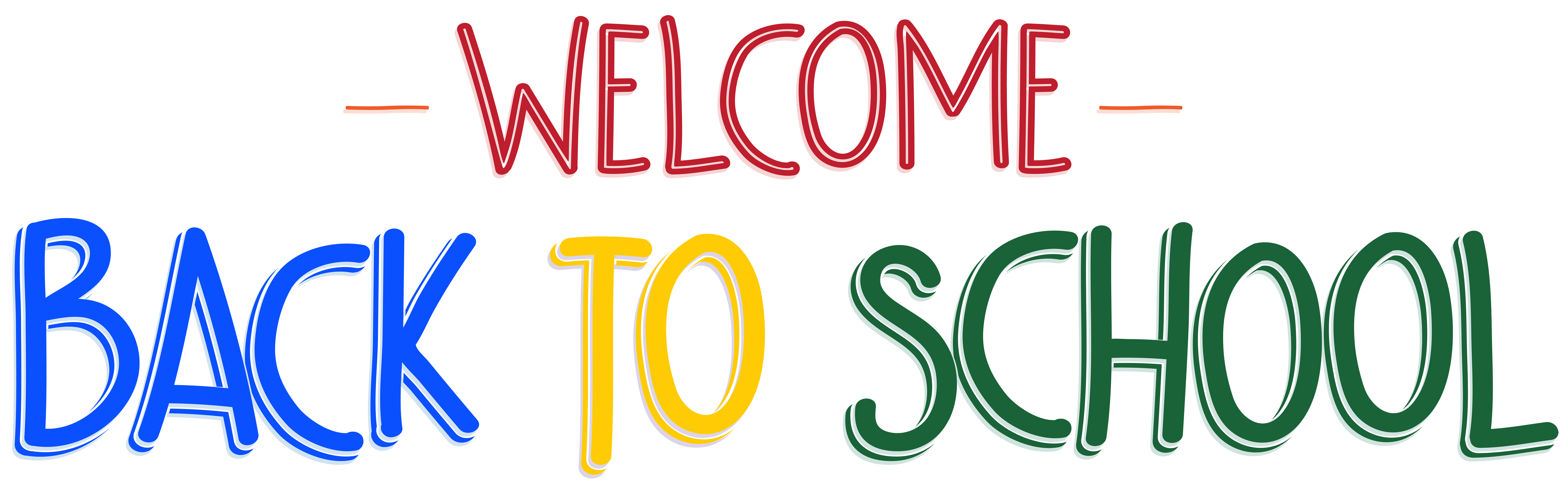 8000x2477 Welcome Back To School Png Clip Art Image Gallery Yopriceville