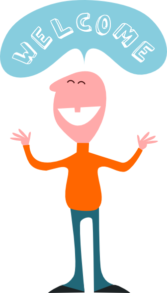 336x591 Welcome Hello Clip Art Free Vector 4vector
