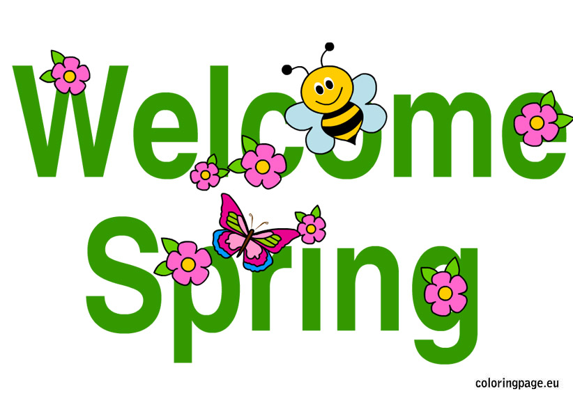 822x575 Welcome Spring Clip Art 101 Clip Art