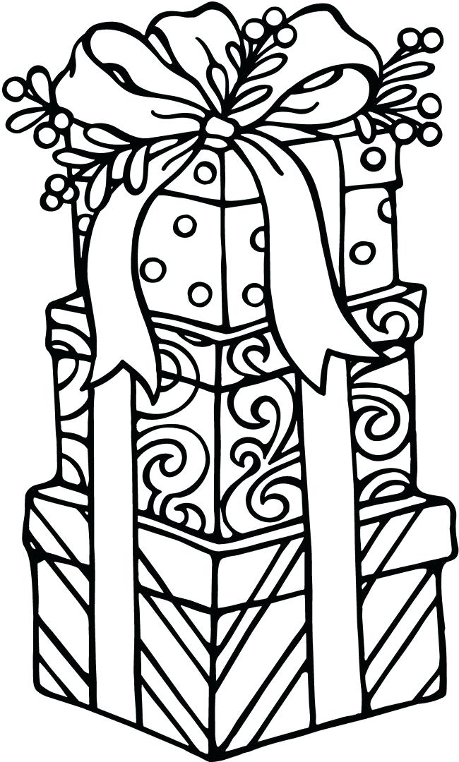 650x1080 Free Christmas Present Coloring Sheets Welcome To Publications
