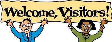 381x142 Free Visitors Clipart