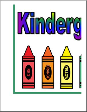 304x392 Large Poster Welcome To Kindergarten! (Color) Abcteach
