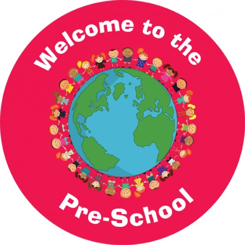 500x500 Preschool Welcome Sign Pr5001 School Signs, Nursery Signs