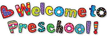 350x120 Welcome To Preschool Clipart