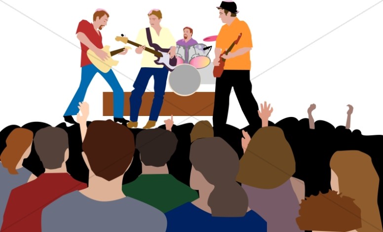 776x470 Youth Rock Concert Worship Clipart