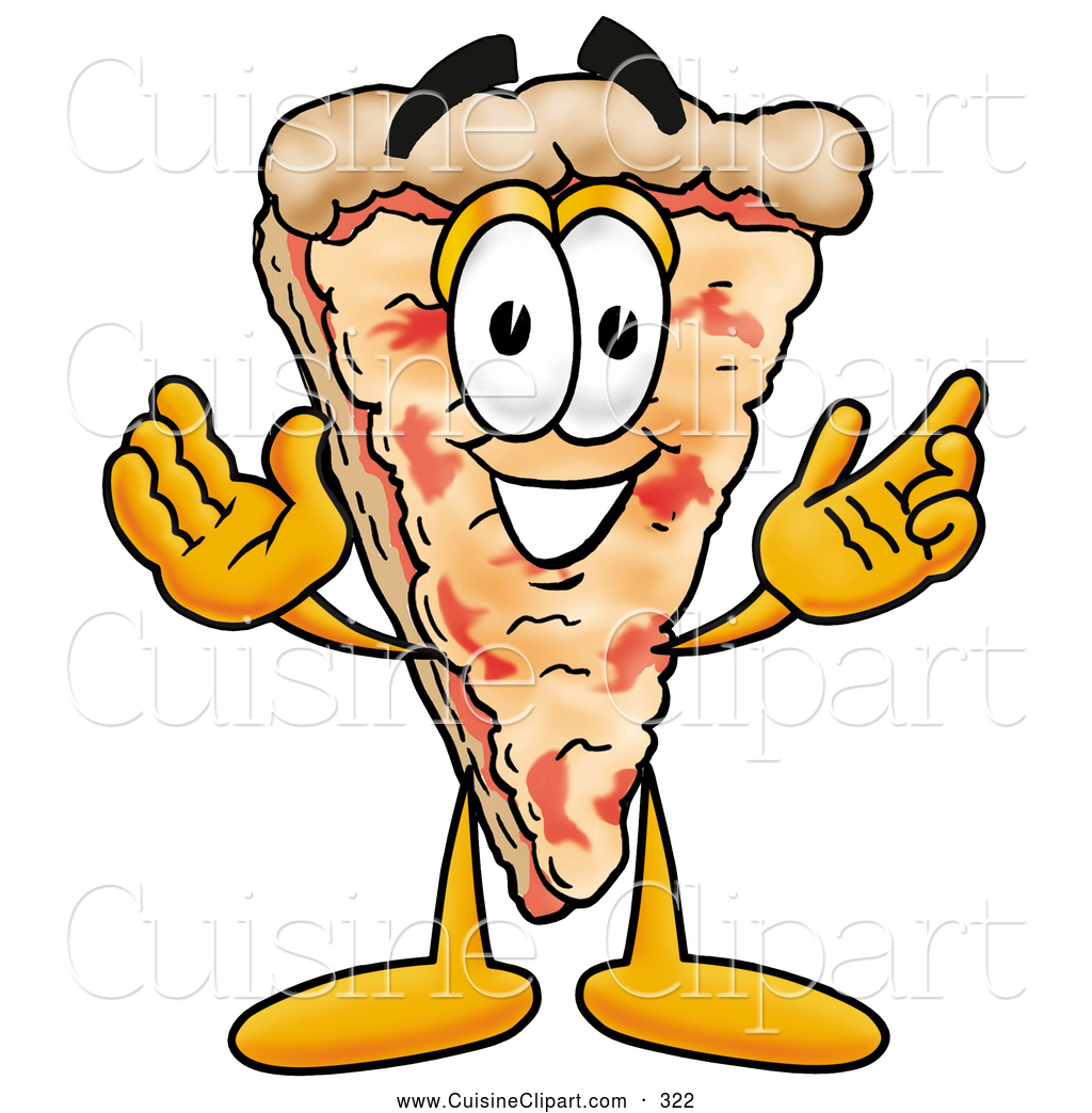 1024x1044 Cuisine Clipart Of A Friendly Slice Of Pizza Mascot Cartoon