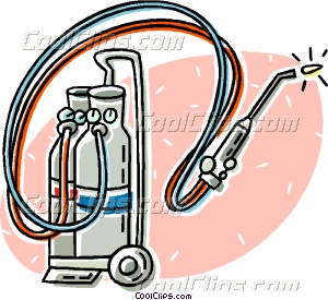 300x275 Welding Torch Vector Clip Art