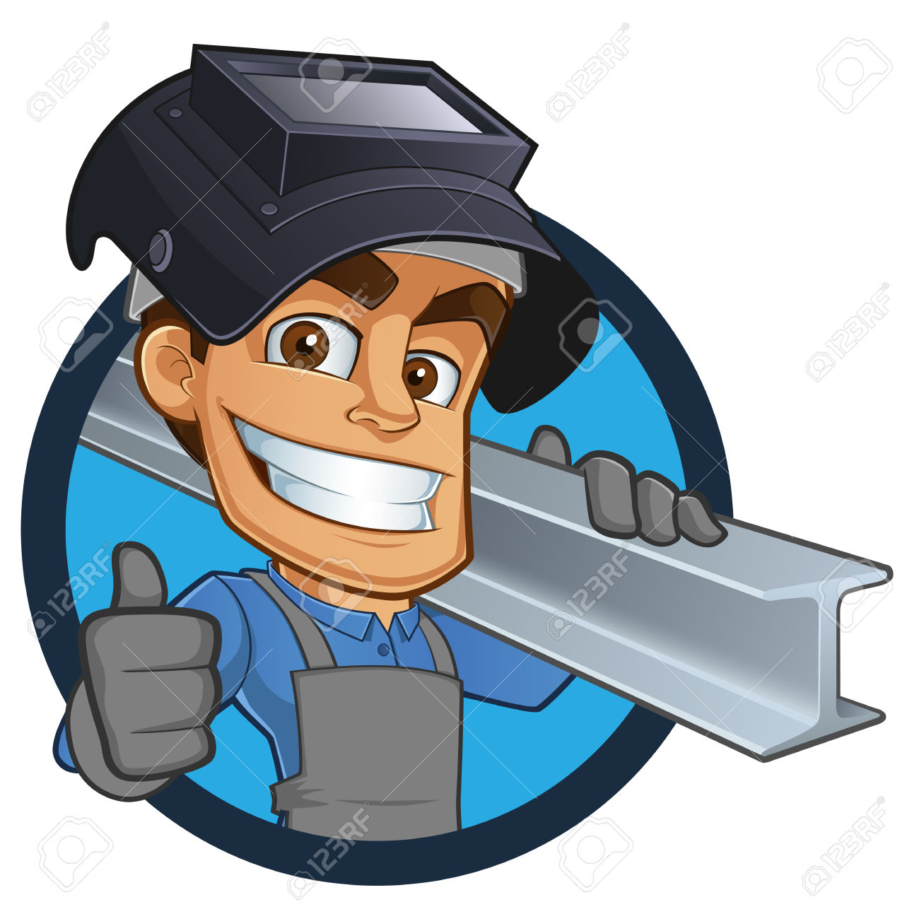 Welder Clip Art Black