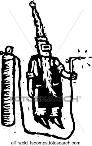 297x470 Clipart Of Elf Welding Elf Weld