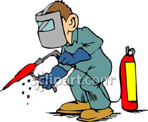 300x249 Welder Clipart Cartoon