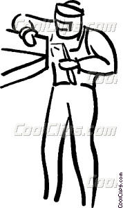 178x300 Person Welding Vector Clip Art