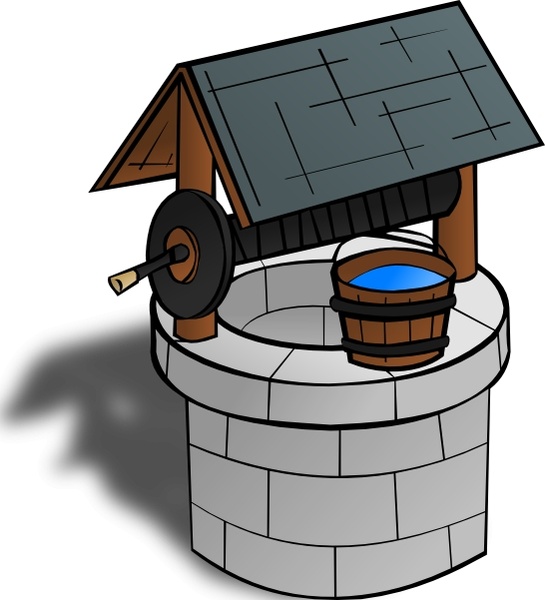 545x600 Wishing Well Clip Art Free Vector In Open Office Drawing Svg