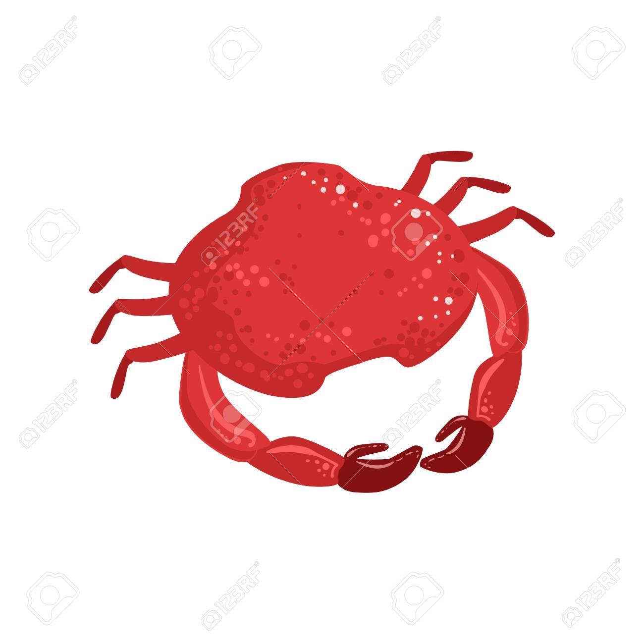 1300x1300 Crab And Seafood Portuguese Famous Symbol. Touristic Well Known