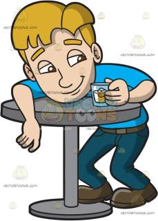 229x320 A Sleek Werewolf Cartoon Clipart