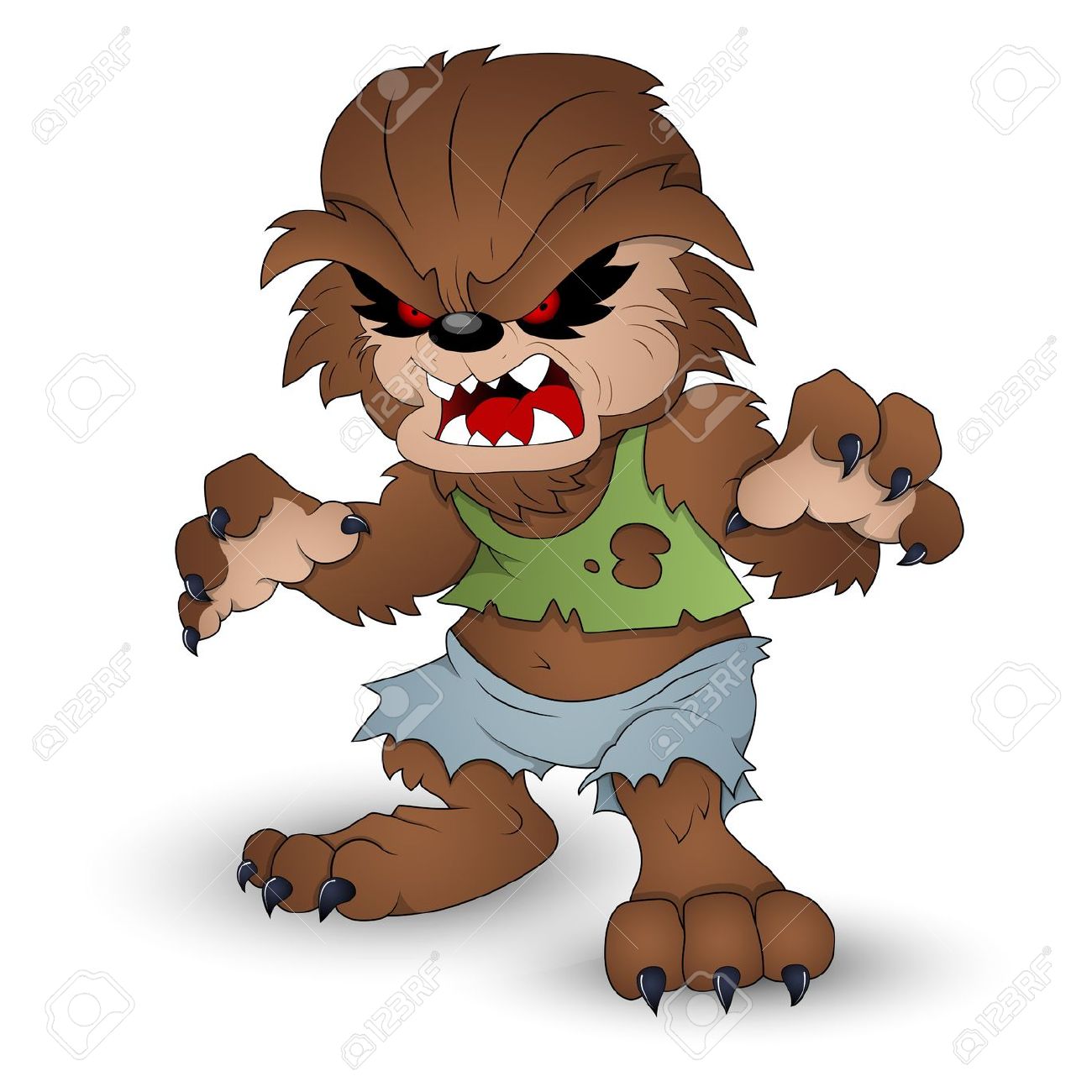 1300x1300 Werewolf Clipart
