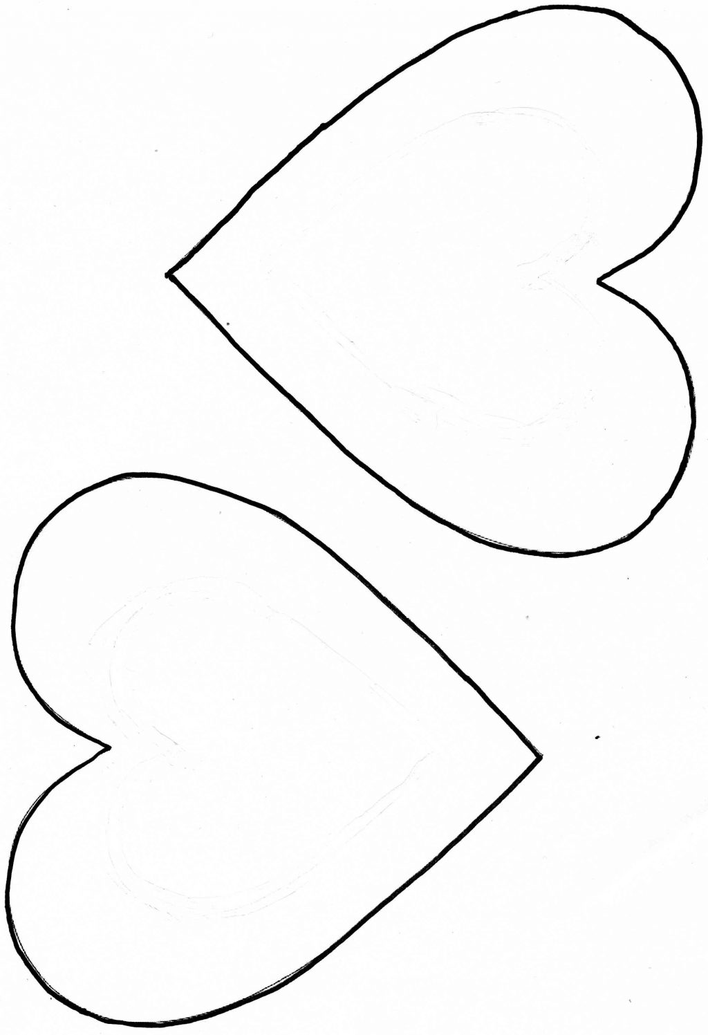 1024x1497 Valentine ~ Heart Shape Photo Inspirations Thick Clip Art At Clker