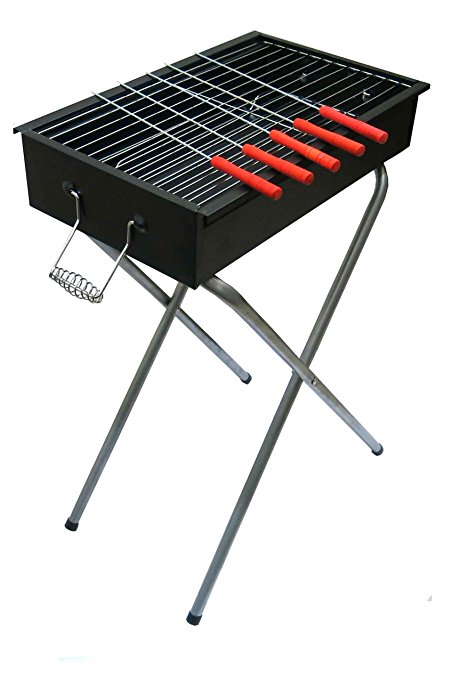 451x678 Fabrilla Barbeque Compact With 5 Skewers Barbecue Charcoal Grill