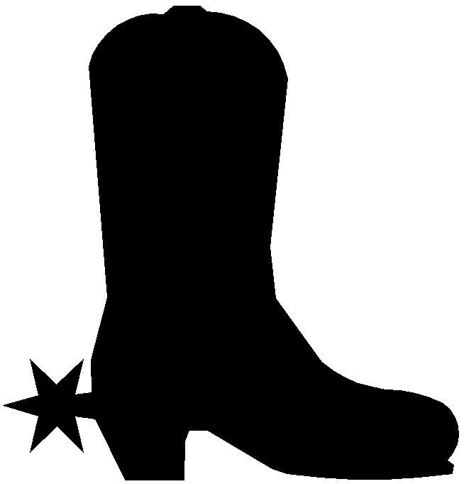 654x681 Cowboy Boots Clipart Black And Whitewboy Clip Art Image Clipartix