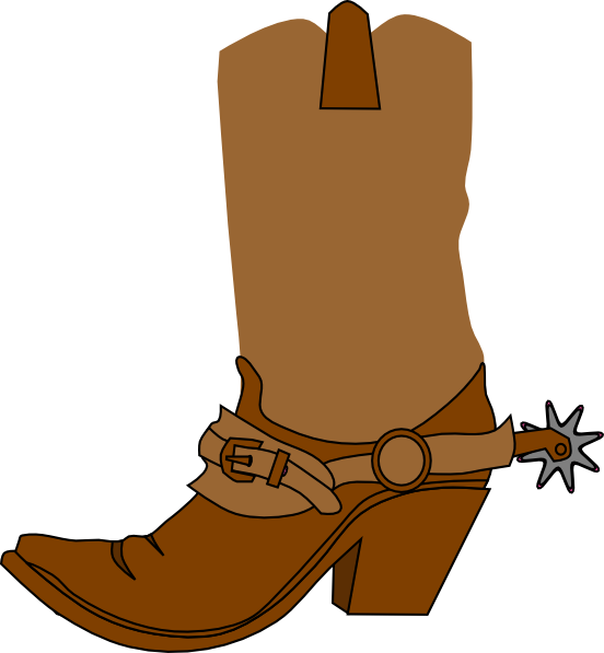 552x597 Boots Clipart Brown Boot