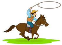 210x153 Free Cowboys Clipart