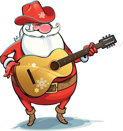 403x426 Western Santa Clipart