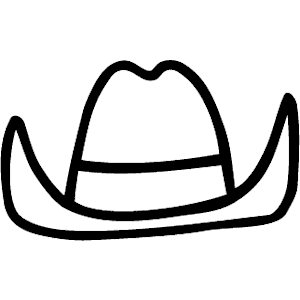 300x300 Western Clipart Front View