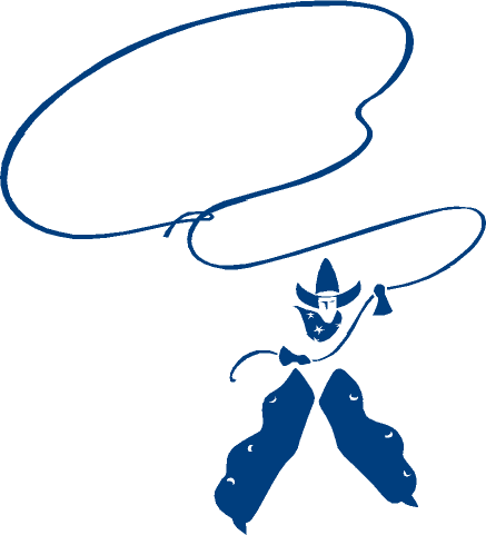 437x481 Cowboy With Lasso Clipart