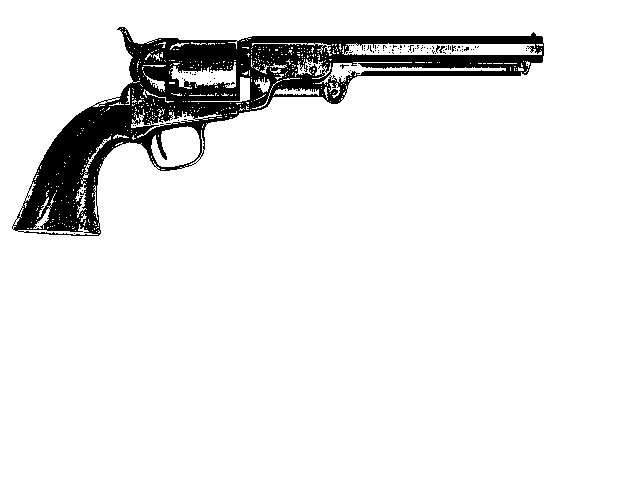 640x480 Cowboy Clipart Pistol
