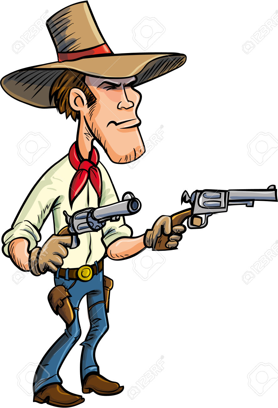 887x1300 Shooter Clipart Western Gun