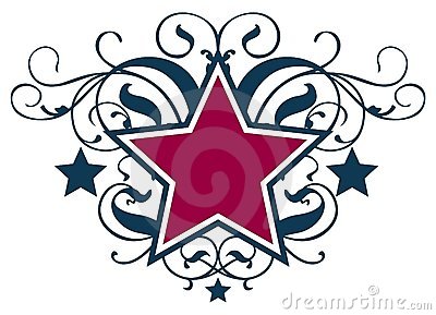 400x289 Fancy Star Clipart