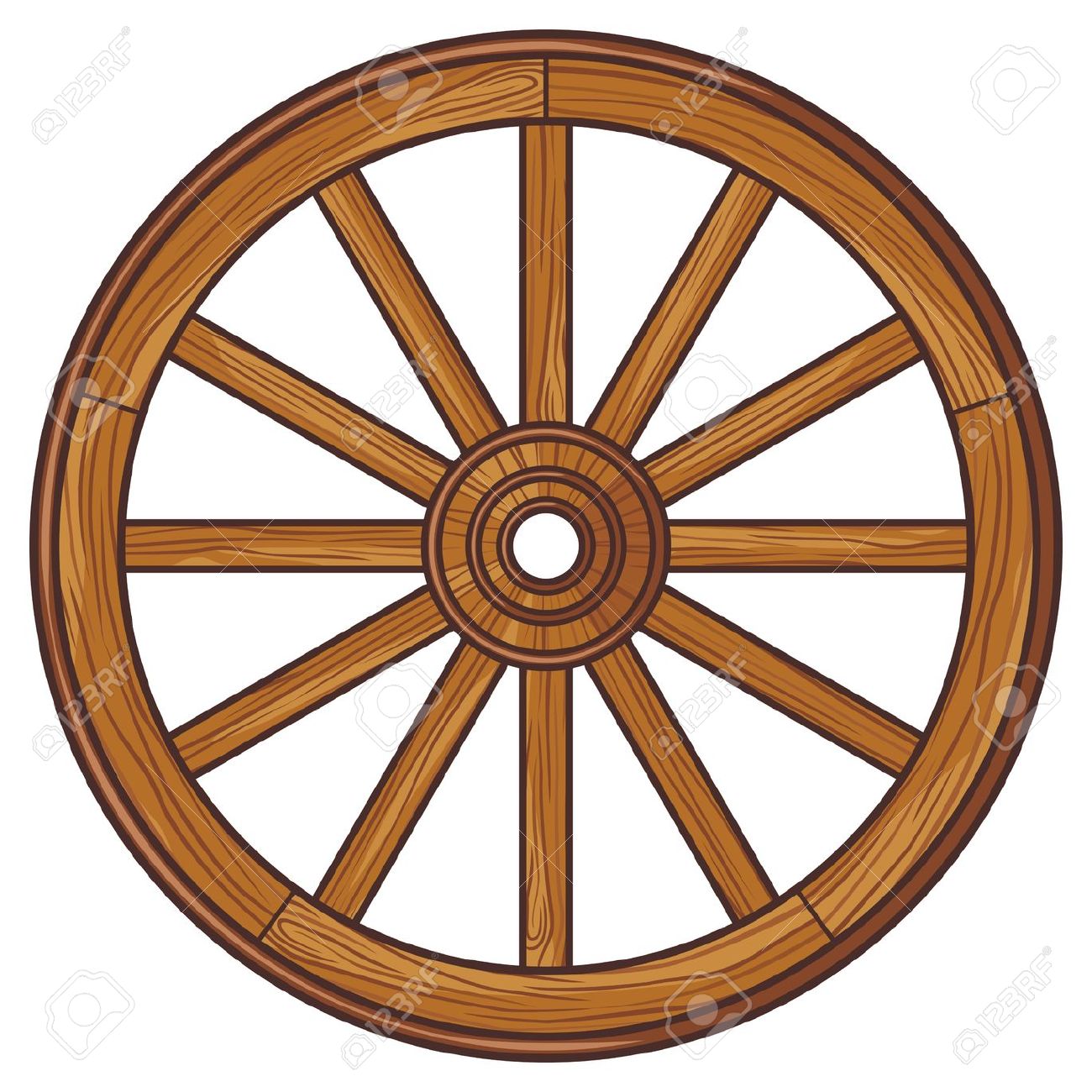 1300x1300 Old Wagon Clipart