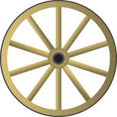 170x170 Wagon Wheel Clip Art