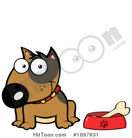450x470 Dog Food Bowl Clipart
