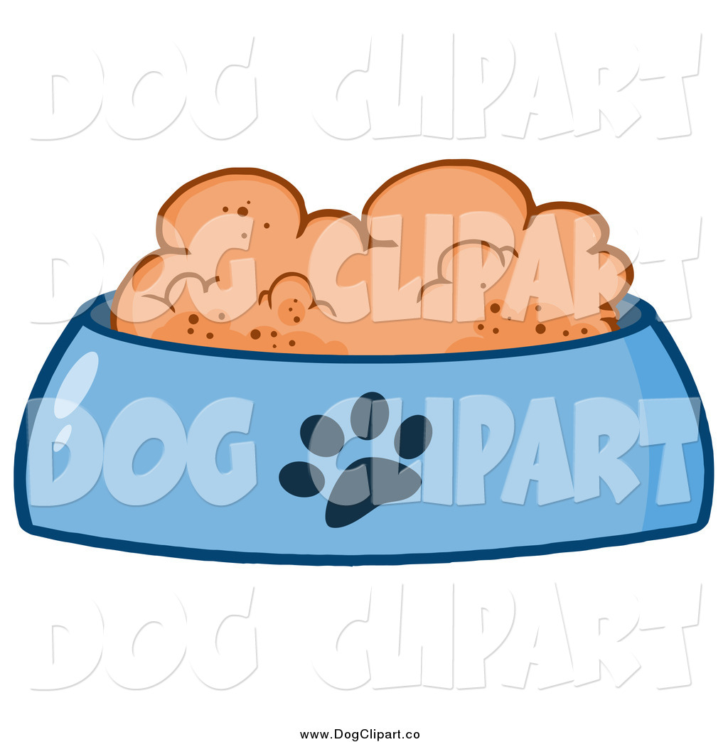 1024x1044 Vector Cartoon Clip Art Of A Wet Dog Food In A Blue Bowl Dish By