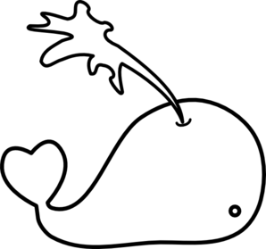 298x279 Whale Love Clip Art