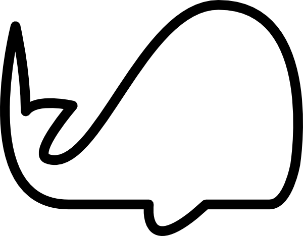 600x468 Whale Black And White White Whale Outline Clip Art
