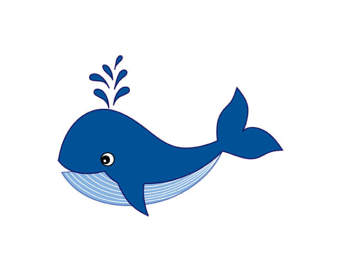 340x270 Whale Clip Art Etsy