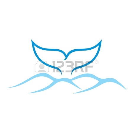 450x450 Whale Fluke Clipart