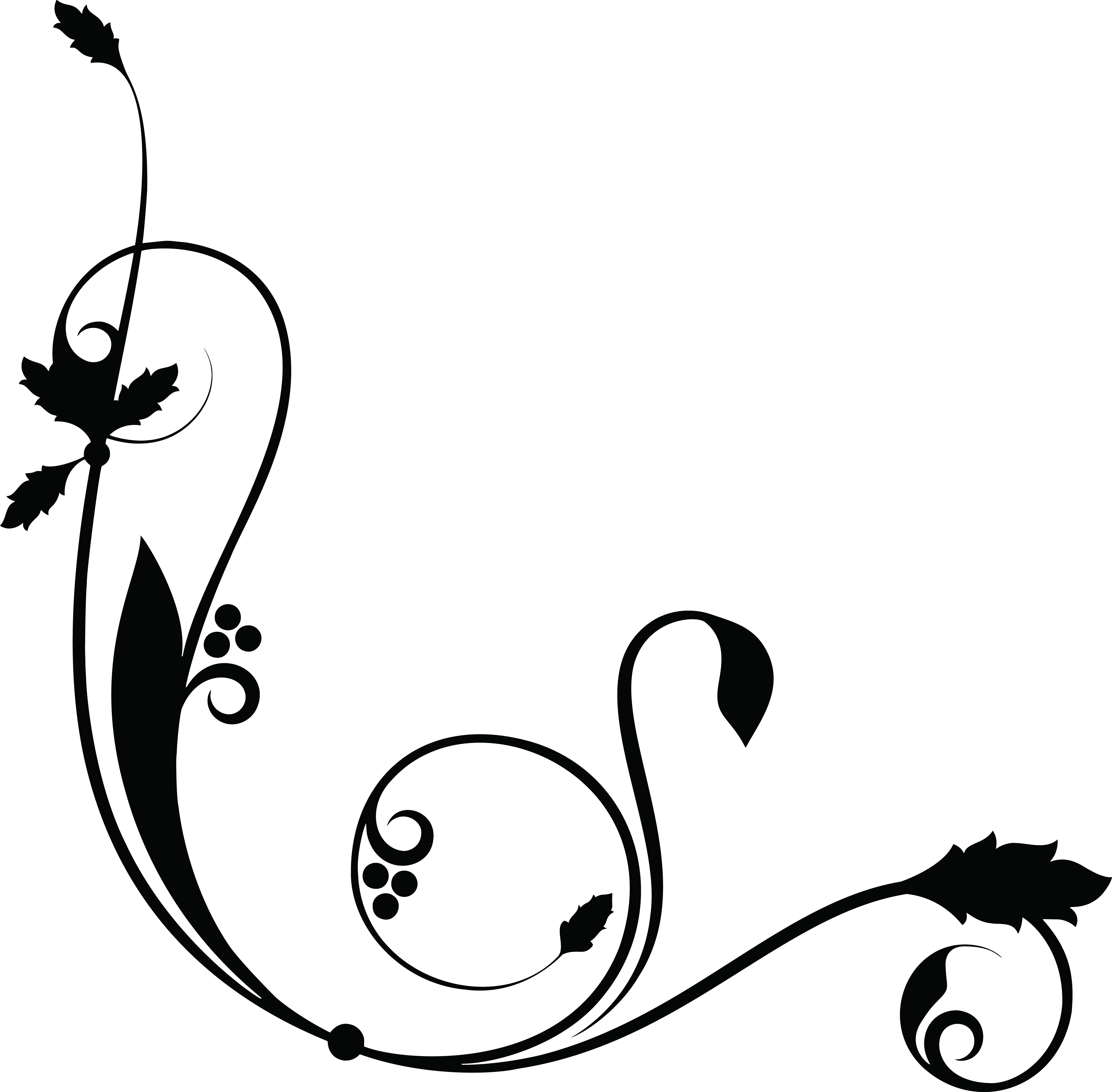 4000x3929 Free Clipart Of A Decorative Border